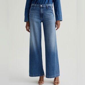 Ag Adriano Goldschmied Light Blue Flare Jeans